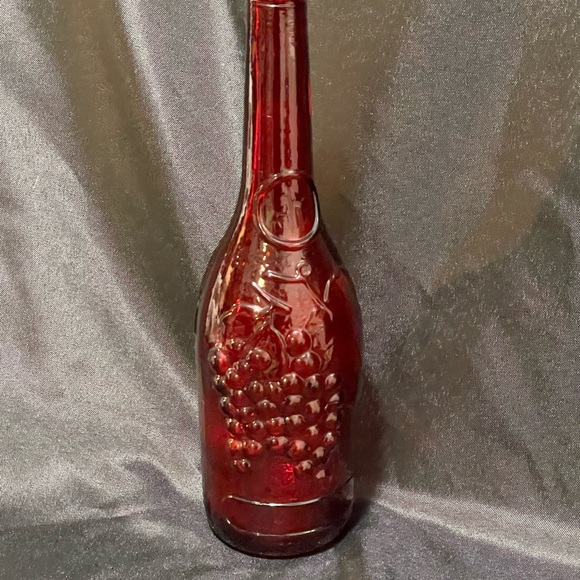 Vintage Red Wine Bottle Antique - Picture 1 of 11